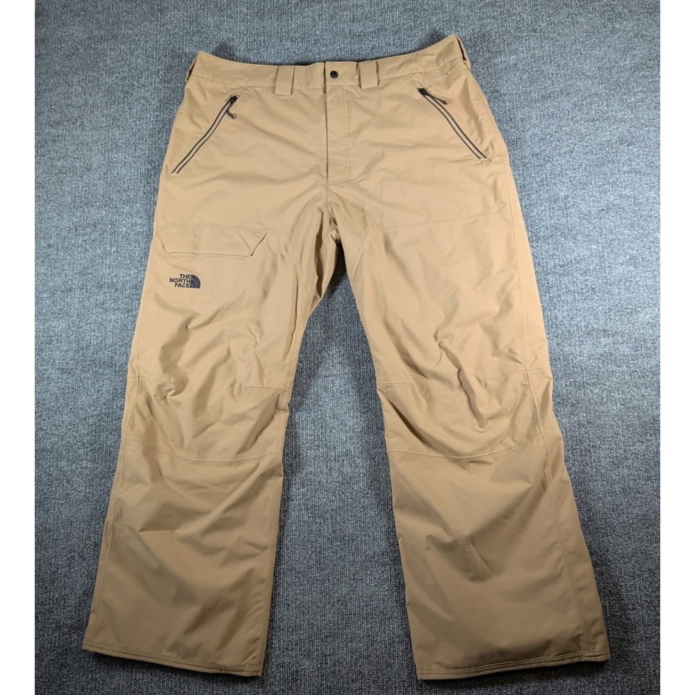 The North Face DryVent Insulated Snowboard Pants Waterproof Tan Ski Snow Mens XL